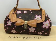 Photo1: Auth LOUIS VUITTON Monogram Cherry Blossom Sac Retro PM M92012 7E120300m (1)