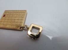 Photo5: Louis Vuitton K18 Pendant Head Engraved Calendar Aout 1983 with Box 8K080060m (5)