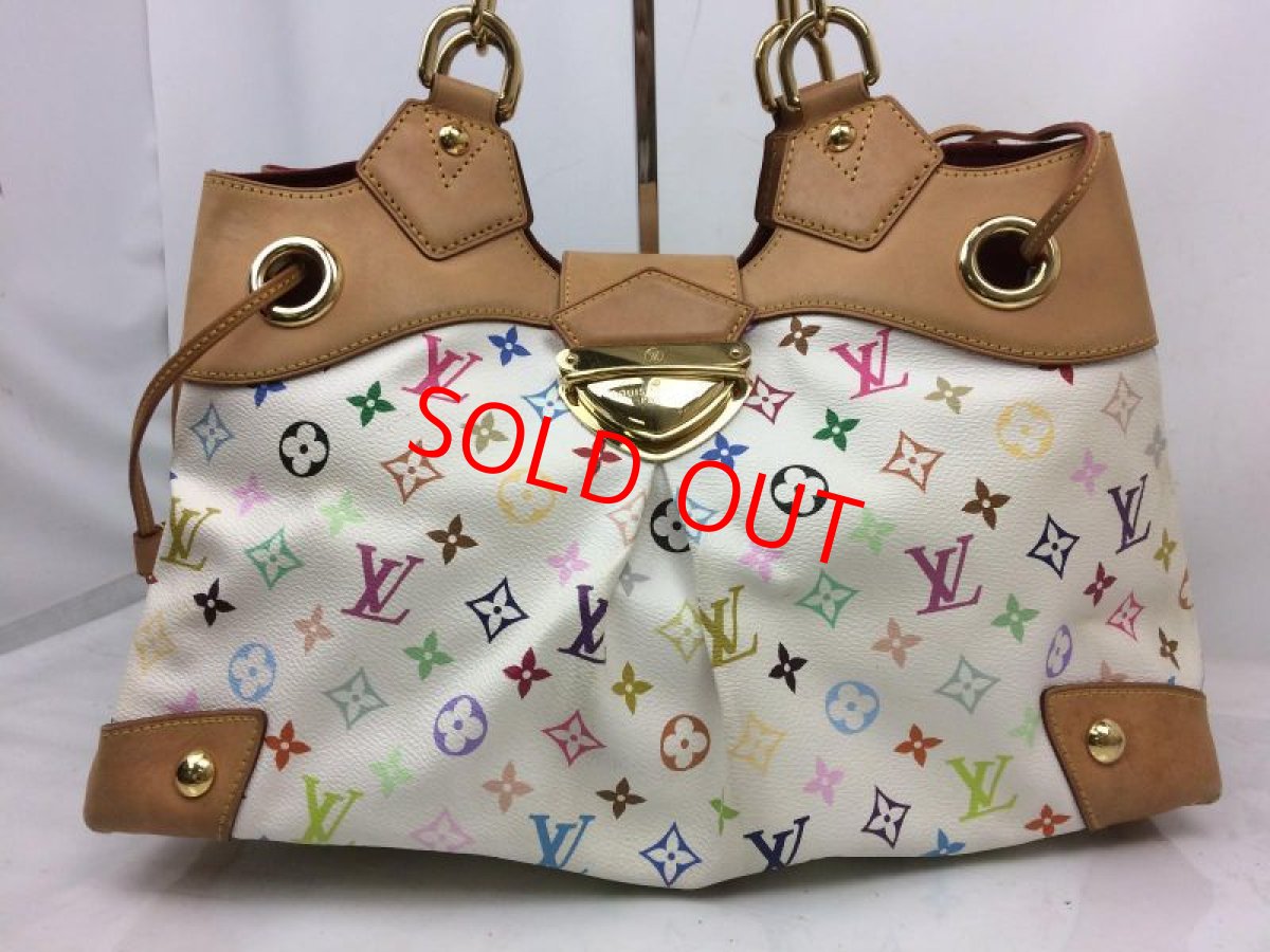 Photo1: Auth Louis Vuitton Monogram Multicolor Ursula Shoulder Bag 7L190040r (1)