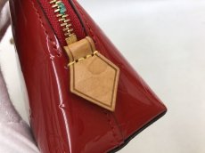 Photo7: Auth Louis Vuitton Vernis Red Pochette Cosmetic pouch 0J130230n" (7)