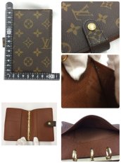 Photo3: Auth Louis Vuitton Monogram AB rank Agenda PM  9 Damier PM  1 10 set 1C090140n" (3)