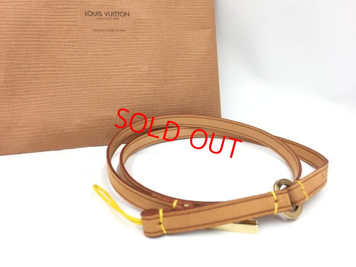 Photo1: Auth Louis Vuitton Leather Neck Strap Phone strap accessories 2D200130n" (1)