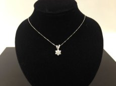 Photo2: Platinum (3.96g) PT900 PT850 Necklace Diamond 0.5CT 3G260070K (2)