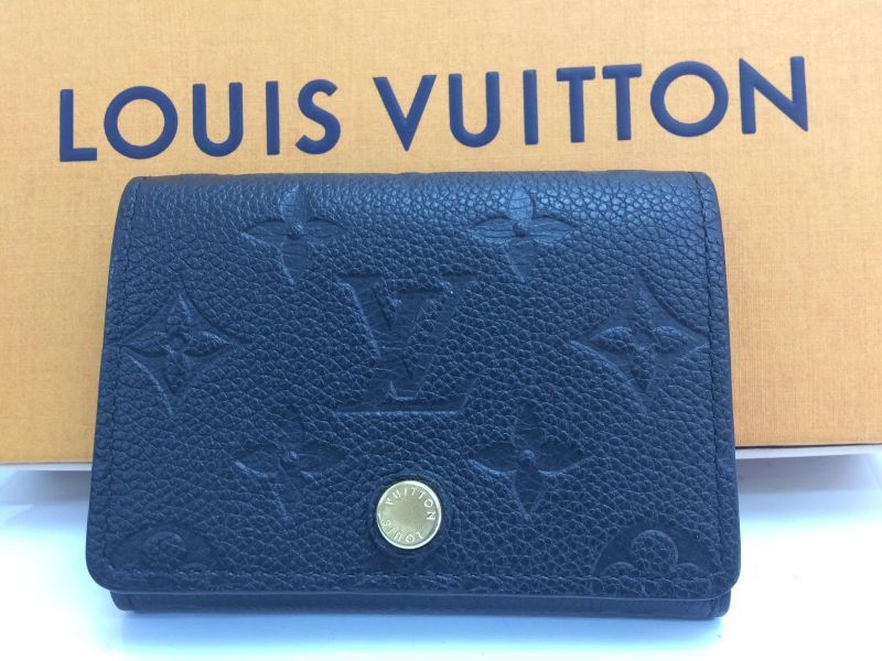 Louis Vuitton Empreinte Enveloppe Cartes de Visite Card Case Black  8E020650m - Tokyo Vintage Store
