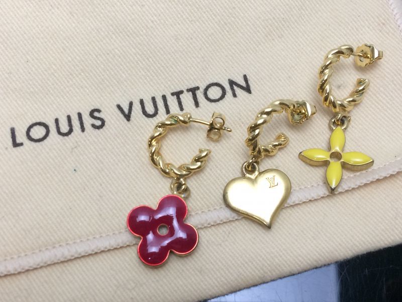 Louis Vuitton Sweet Monogram Hoop Earrings, Louis Vuitton Accessories