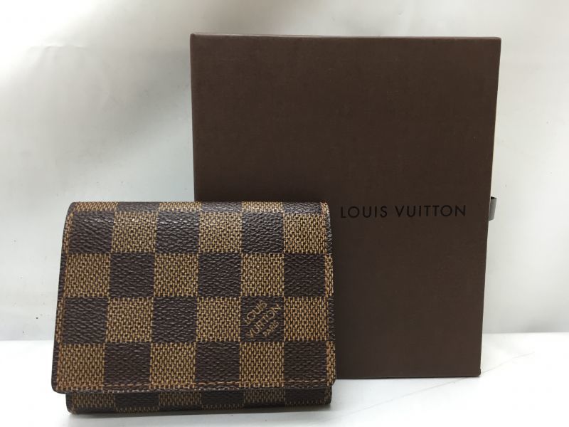 Auth Louis Vuitton Damier Ebene Enveloppe Cartes De Visite Card Case  9C260280n - Tokyo Vintage Store