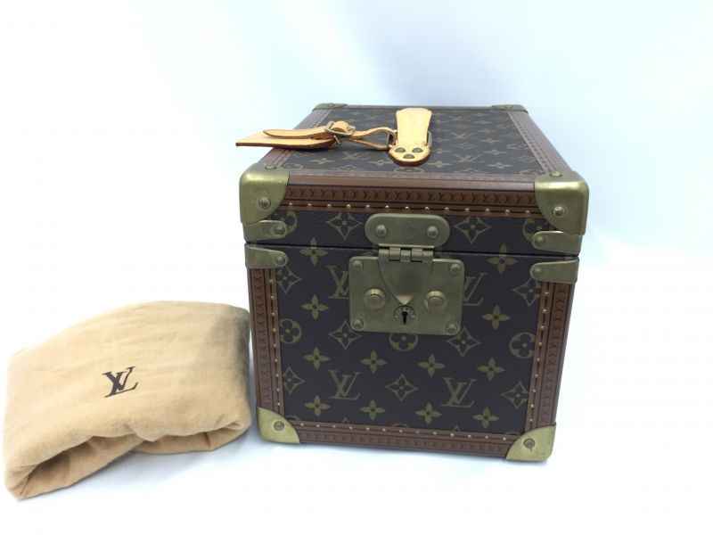 Auth Louis Vuitton Monogram Boite Flacons Cosmetic Hand bag Box 1D190040n  - Tokyo Vintage Store