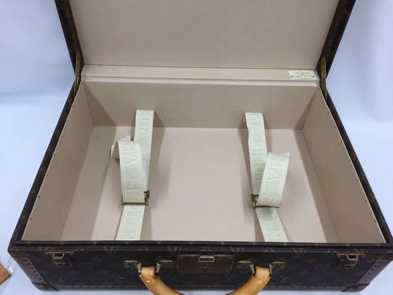 Auth LOUIS VUITTON ALZER MONOGRAM 50 TRUNK Hard case 1L150170n